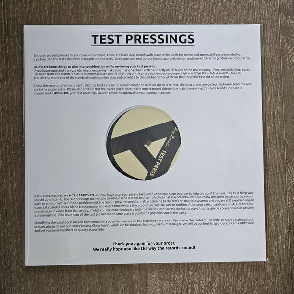 Vinyl Test Pressing + Mookie's Big Gay Mixtape